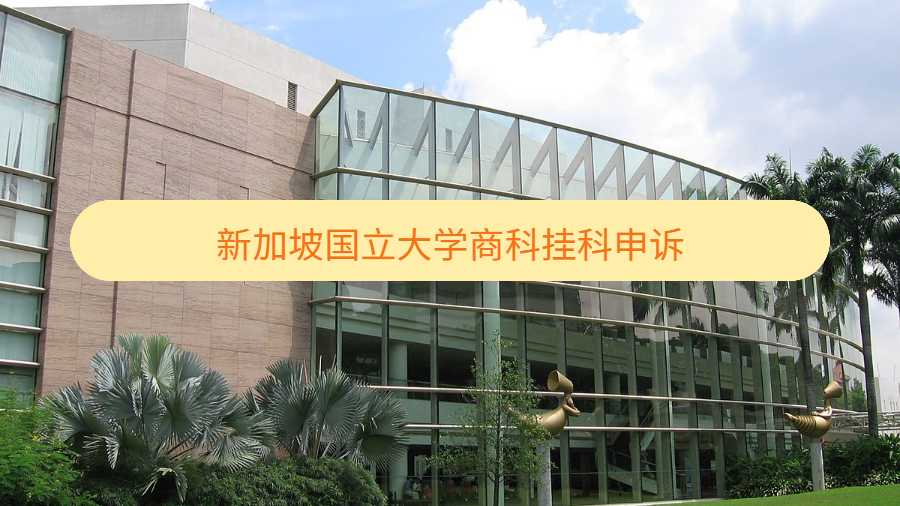 新加坡國立大學(xué)商科掛科申訴