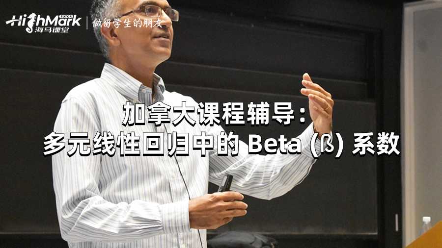 加拿大課程輔導:多元線性回歸中的 Beta (?) 系數(shù)