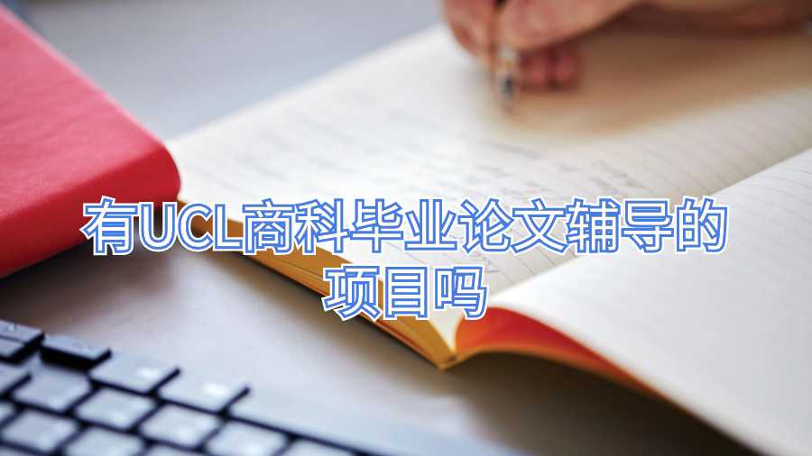 有UCL商科畢業(yè)論文輔導(dǎo)的項(xiàng)目嗎