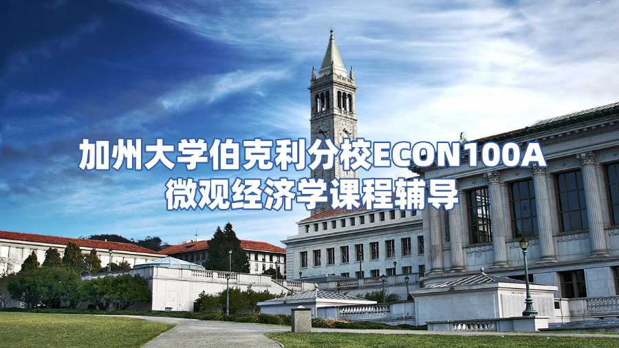 加州大學伯克利分校ECON100A微觀經(jīng)濟學課程輔導