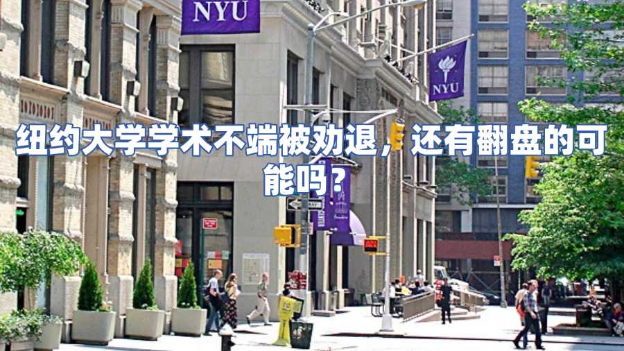 紐約大學學術不端被勸退